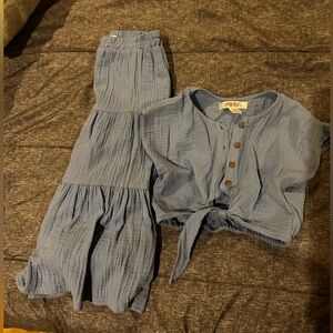 Light Blue Girls Outfit